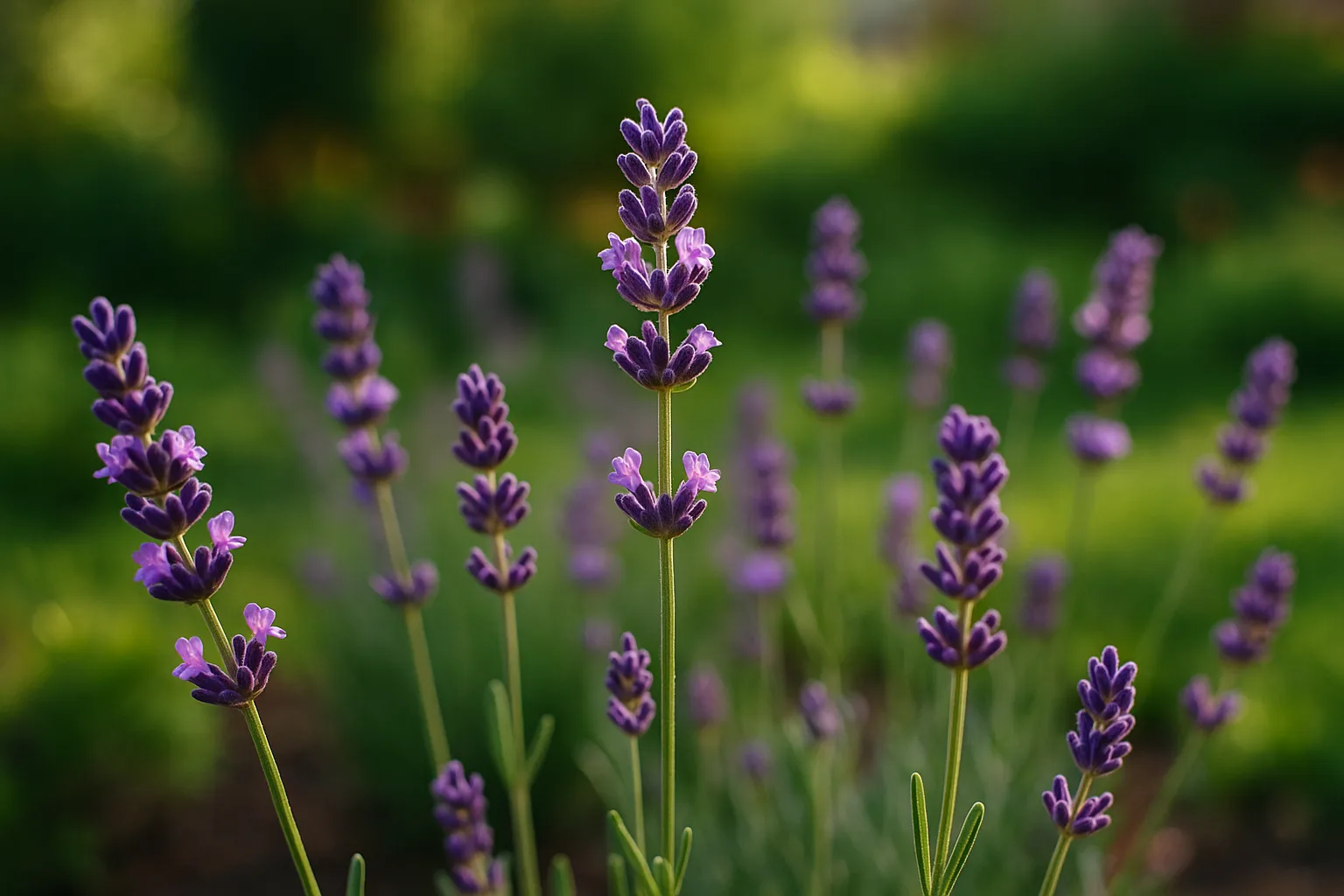 Lavanda u punom cvatu u domaćoj bašti