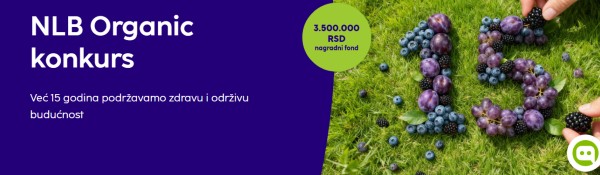 Još devet dana za prijavu na NLB Organic konkurs: Fond povećan na 3,5 miliona dinara 6 15. nlb organic konkurs