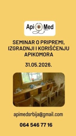 Seminar o apikomorama - priprema, izgradnja i korišćenje, online 31. maja 6 o apikomorama