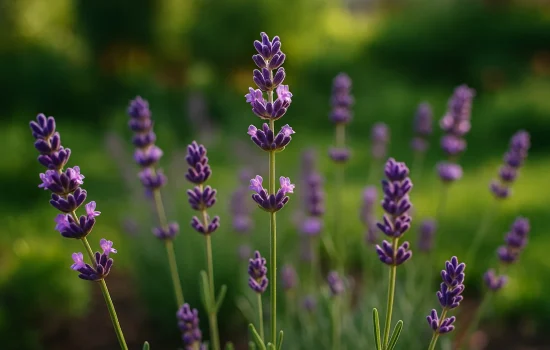 Lavanda u punom cvatu u domaćoj bašti